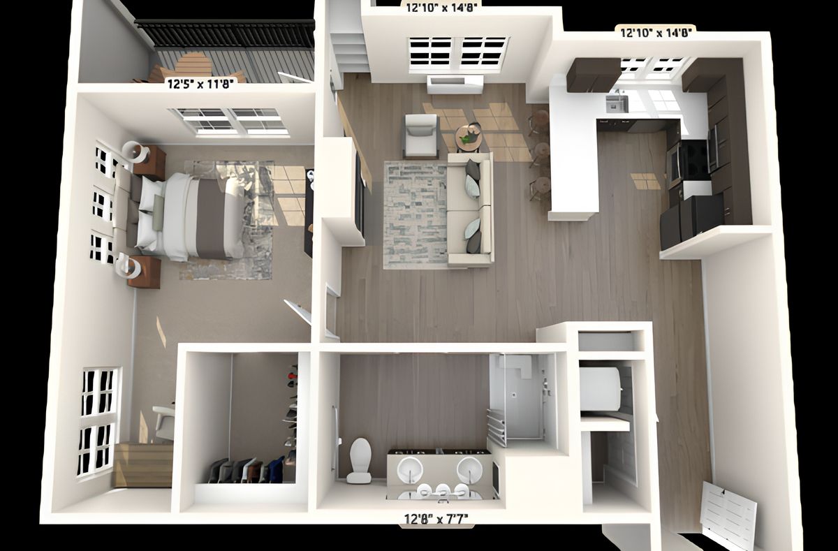 Dimensions are approximate. Floor plans may vary.