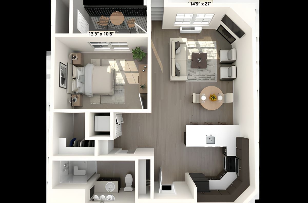 Dimensions are approximate. Floor plans may vary.