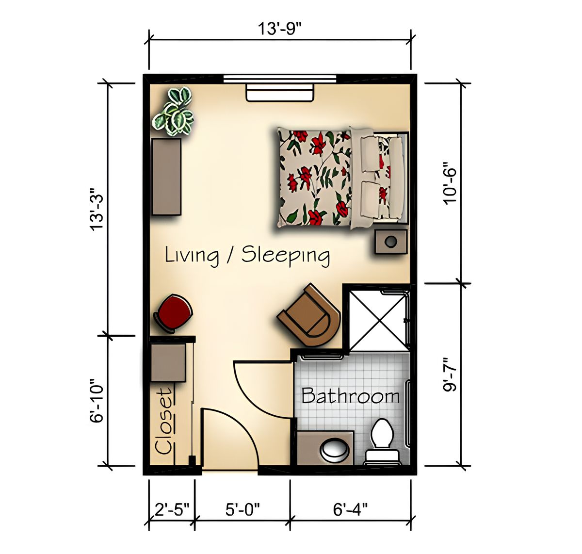 Dimensions are approximate. Floor plans may vary.