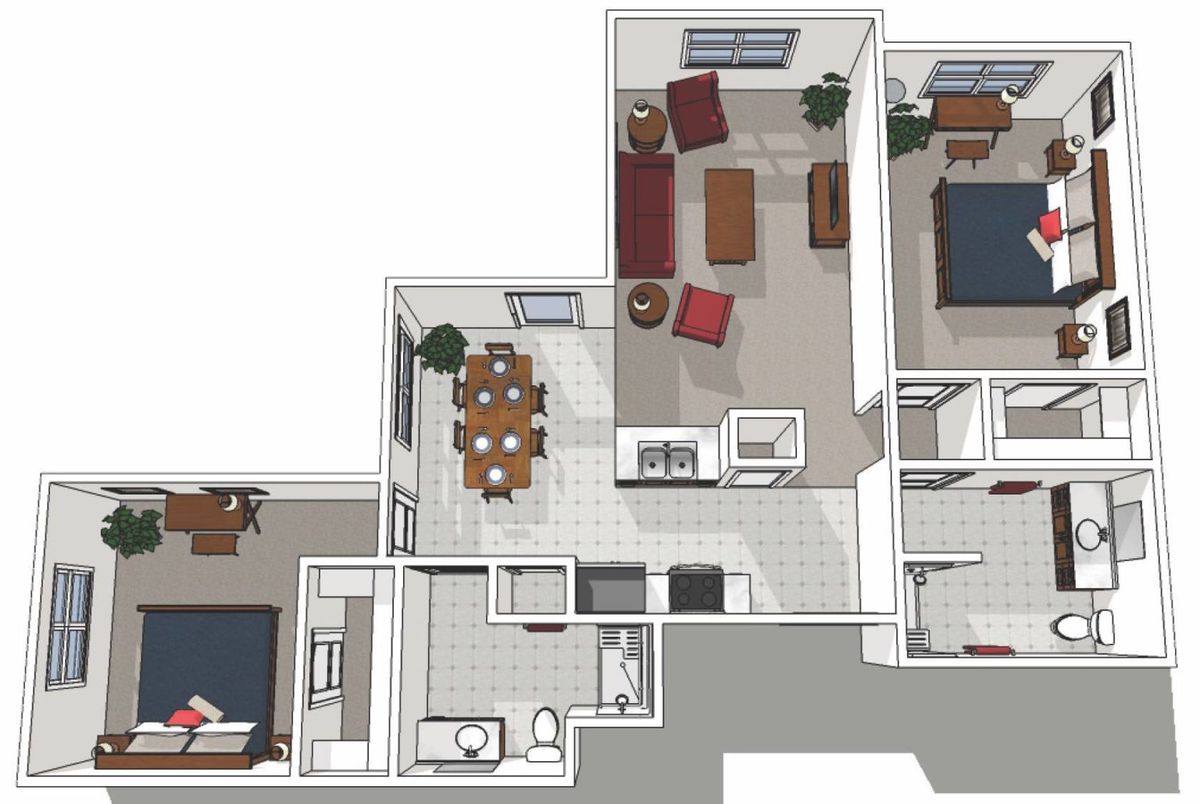 Dimensions are approximate. Floor plans may vary.