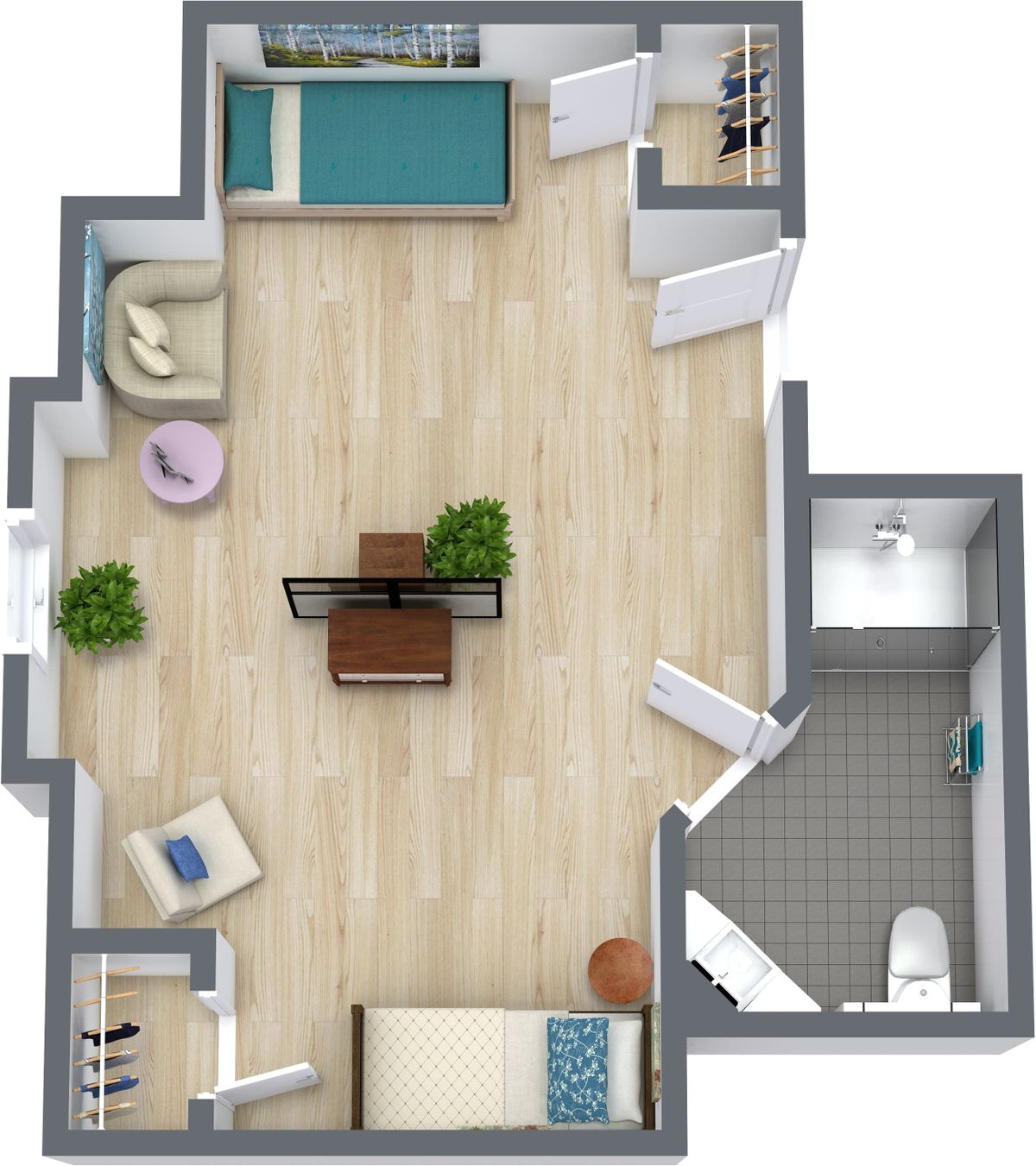 Dimensions are approximate. Floor plans may vary.