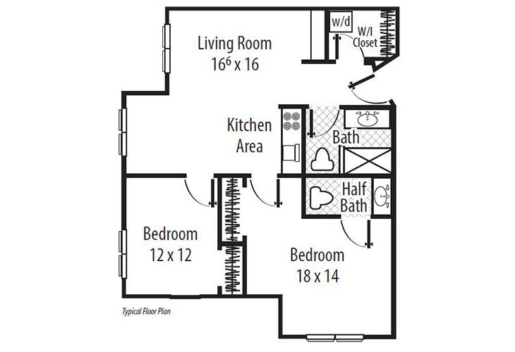 Dimensions are approximate. Floor plans may vary.
