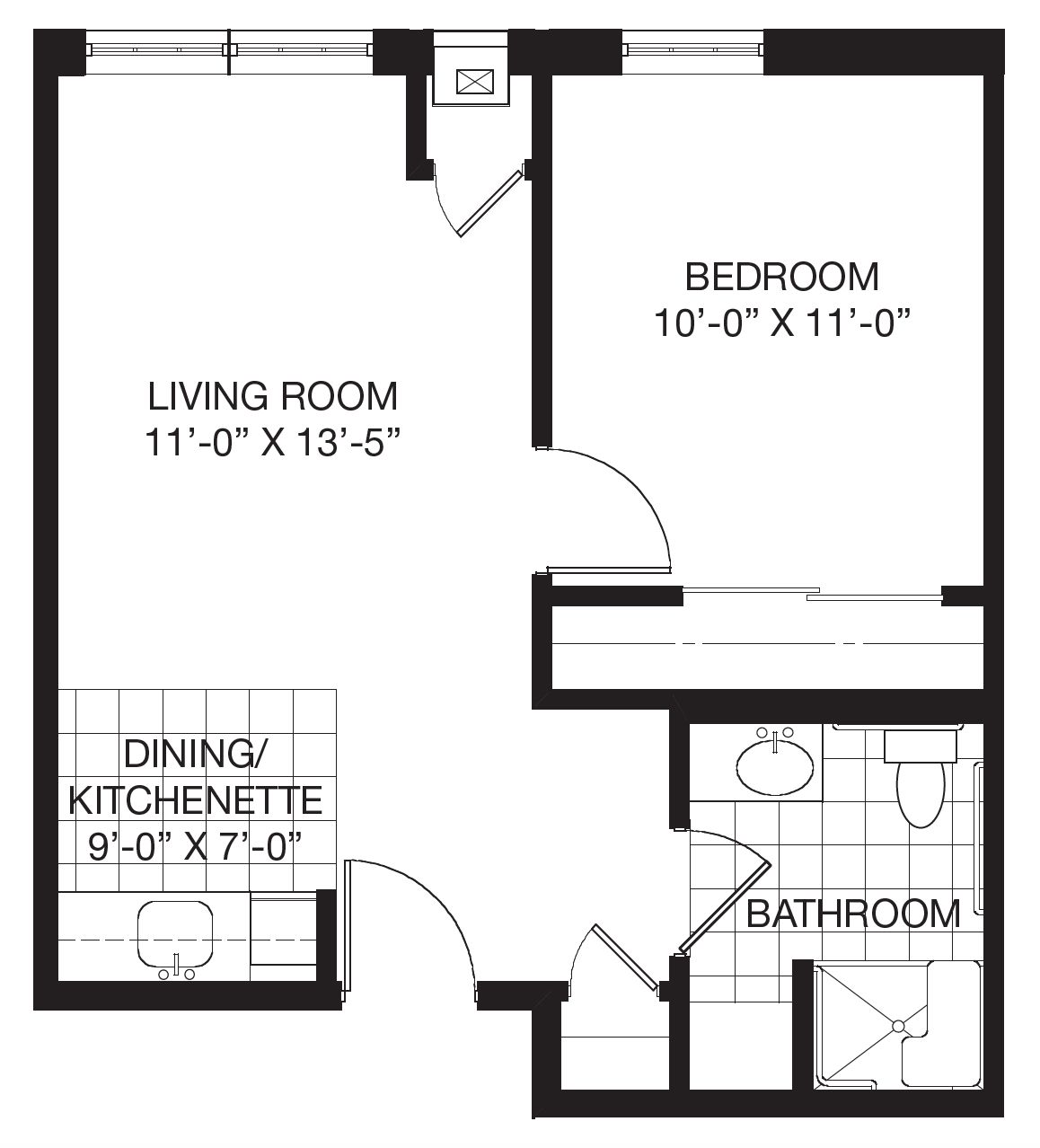 Dimensions are approximate. Floor plans may vary.