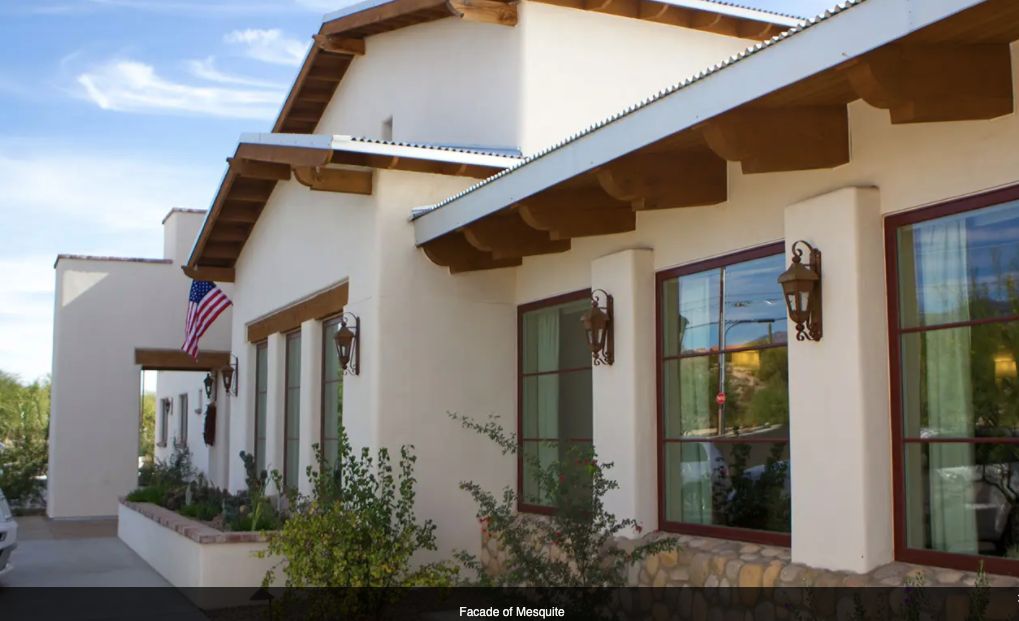 Interior view of The Hacienda At The River, a luxurious senior living community villa.