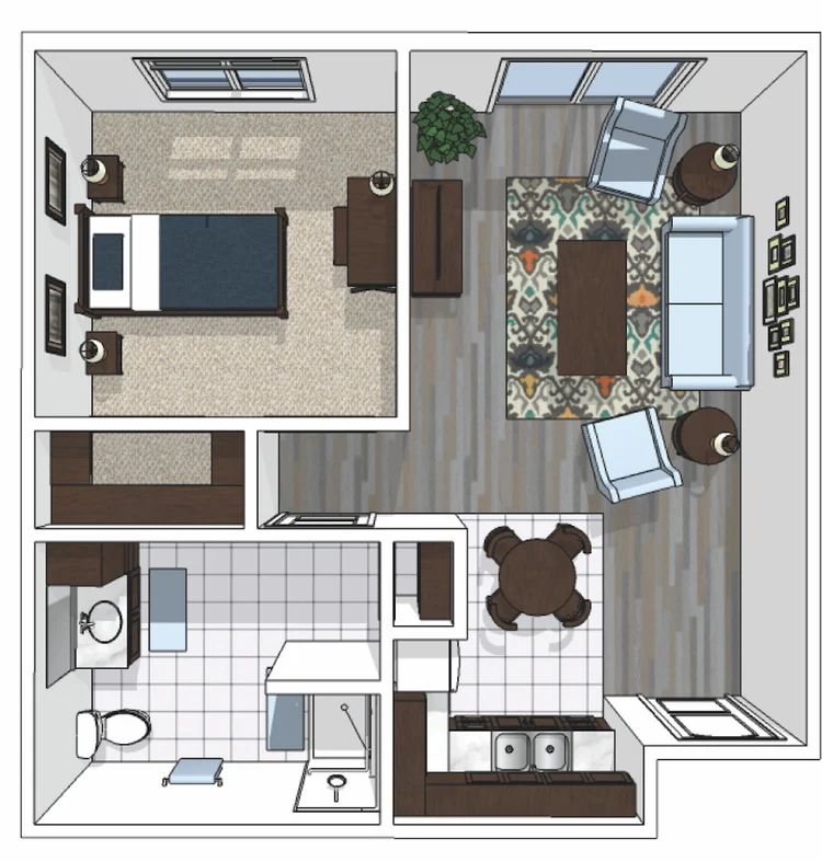 Dimensions are approximate. Floor plans may vary.