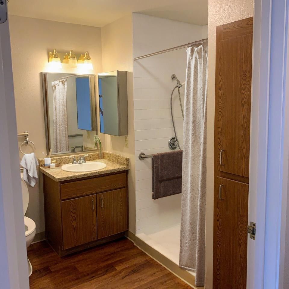 All studios have private bathrooms.