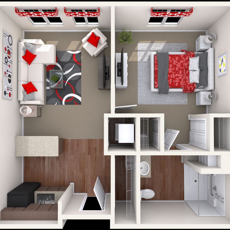 Dimensions are approximate. Floor plans may vary.