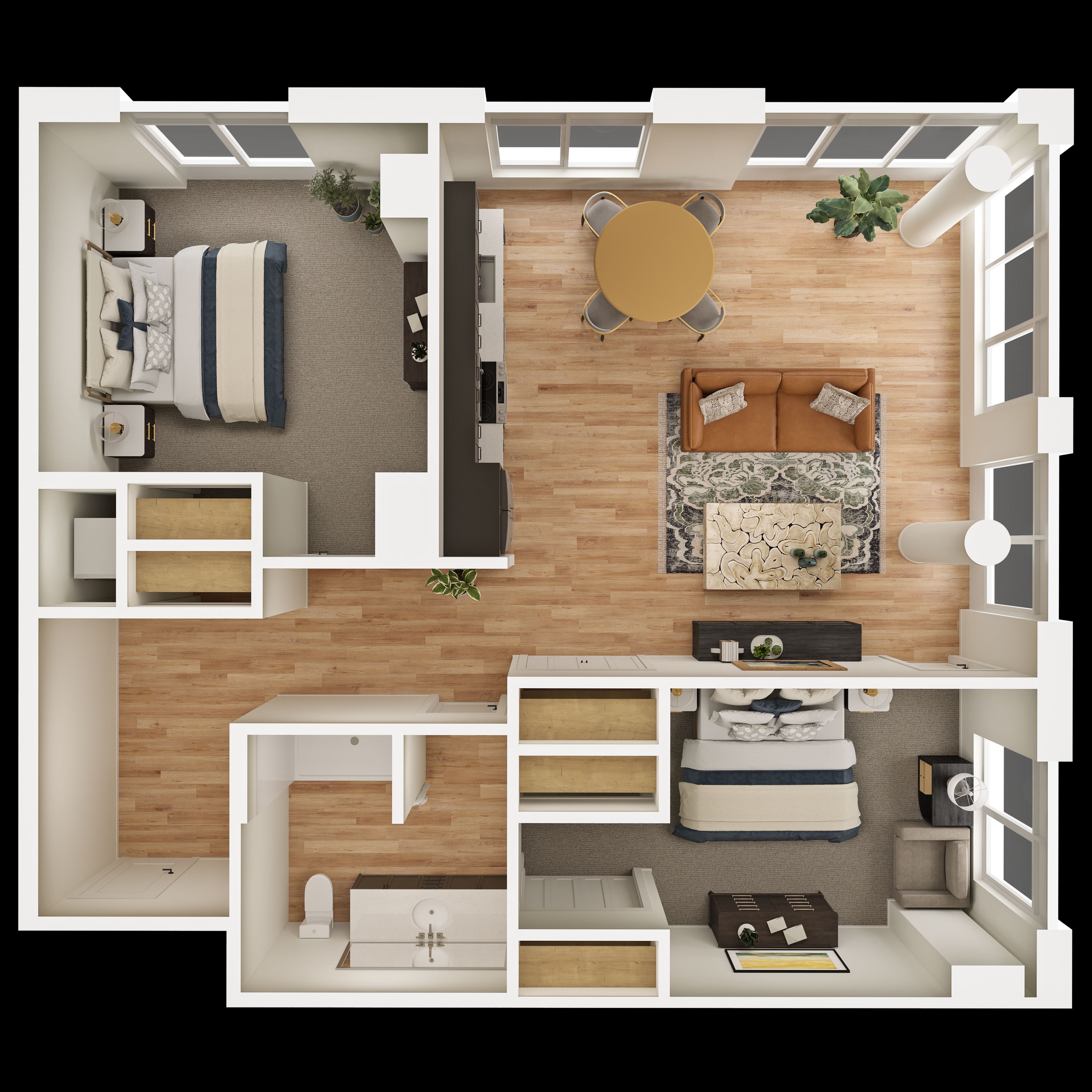 Dimensions are approximate. Floor plans may vary.