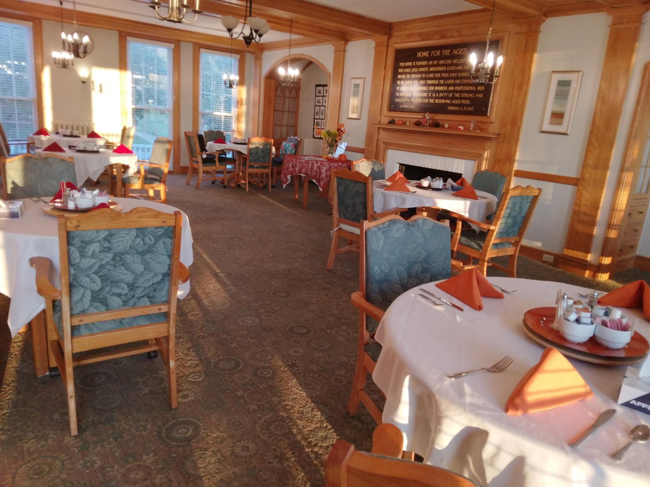 Warm Communal Dining Room
