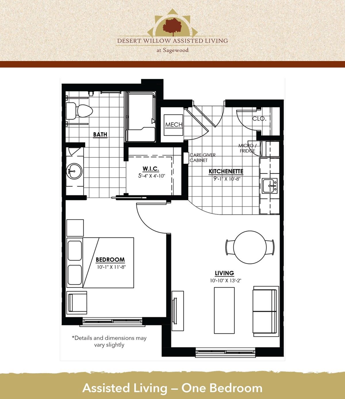 Dimensions are approximate. Floor plans may vary.