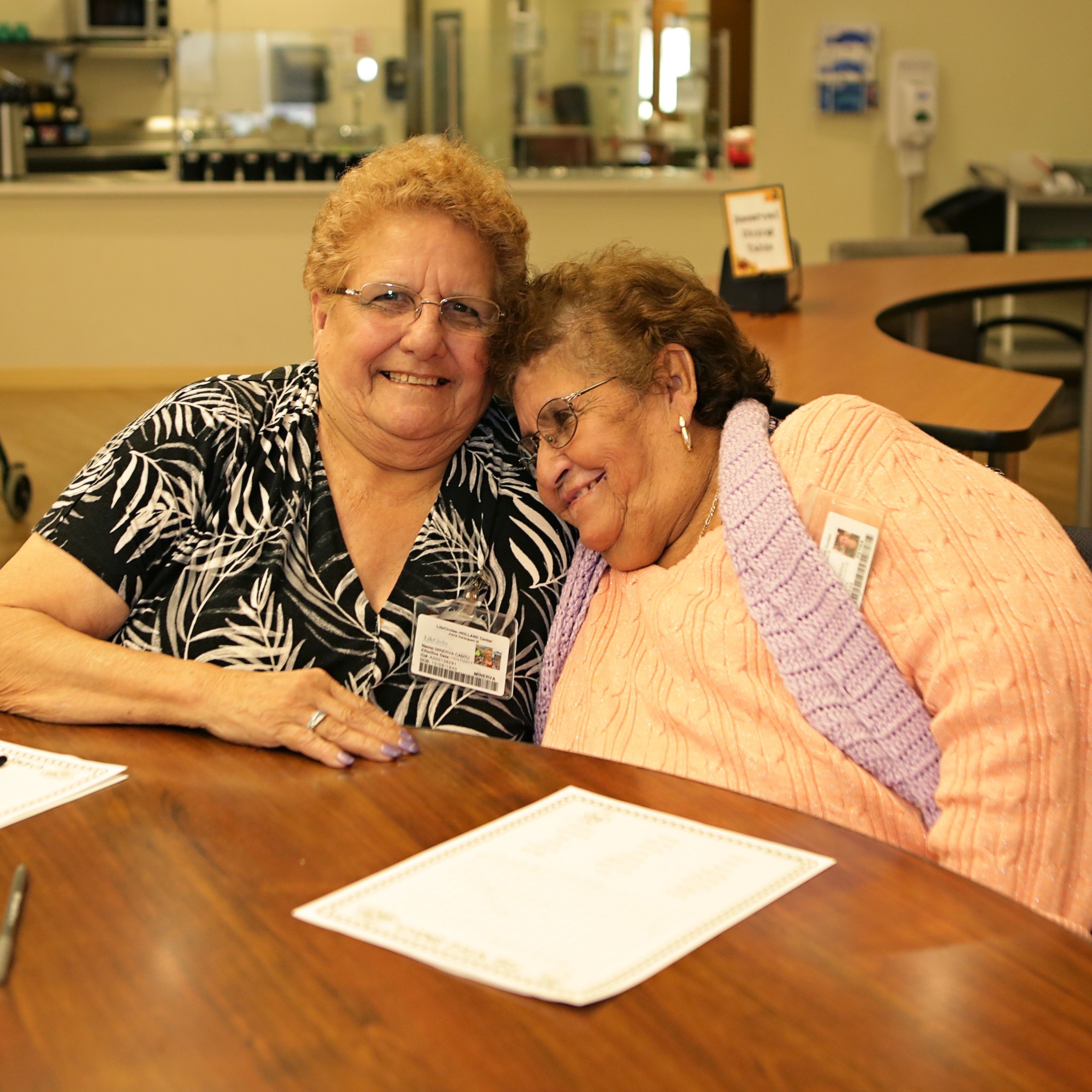 Friends made at LifeCircles Day Program make the best friends. At LifeCircles seniors meet others who have had shared experiences, and gain a larger sense of community and connection.
