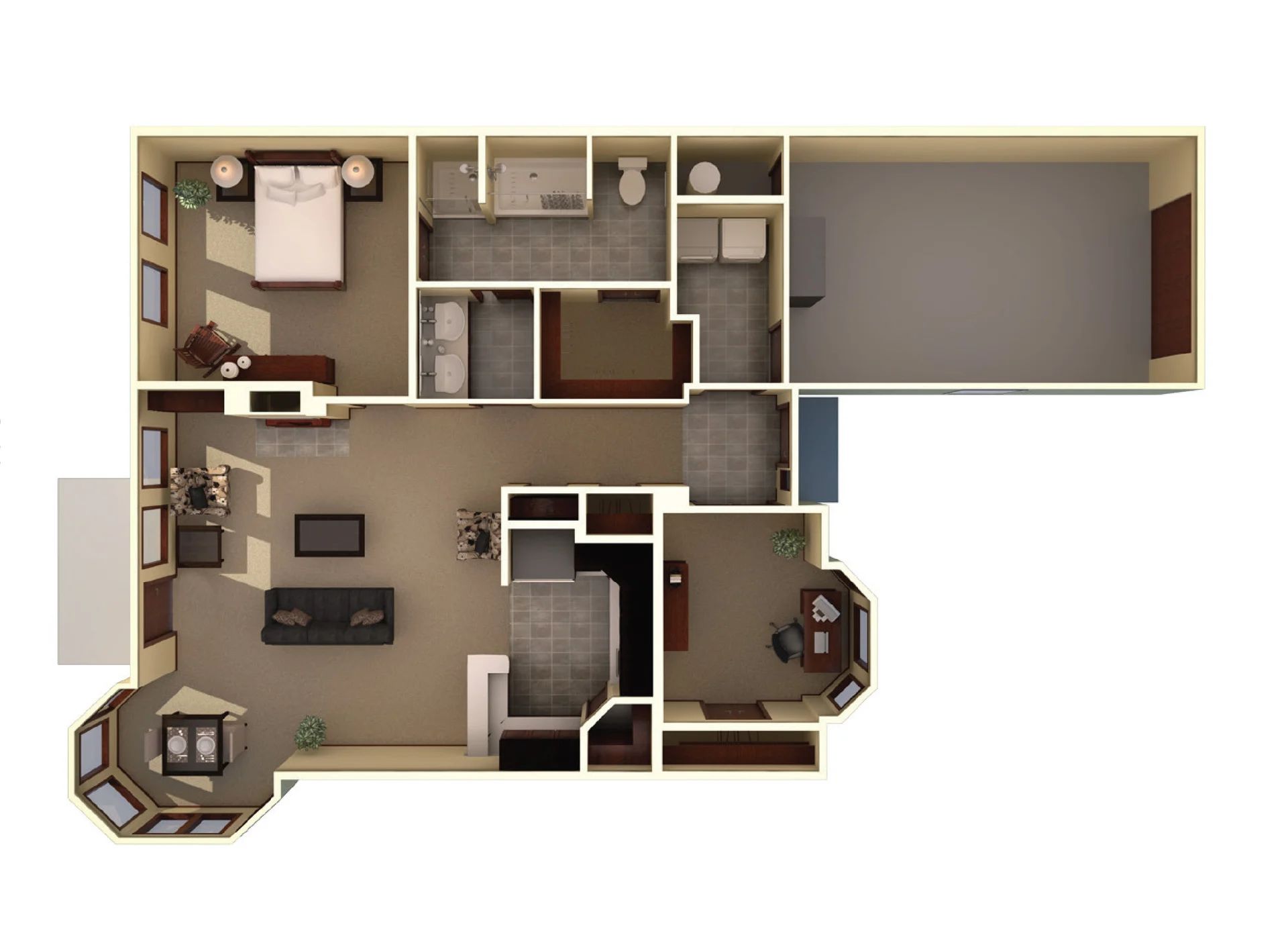 Dimensions are approximate. Floor plans may vary.