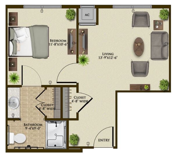 Dimensions are approximate. Floor plans may vary.