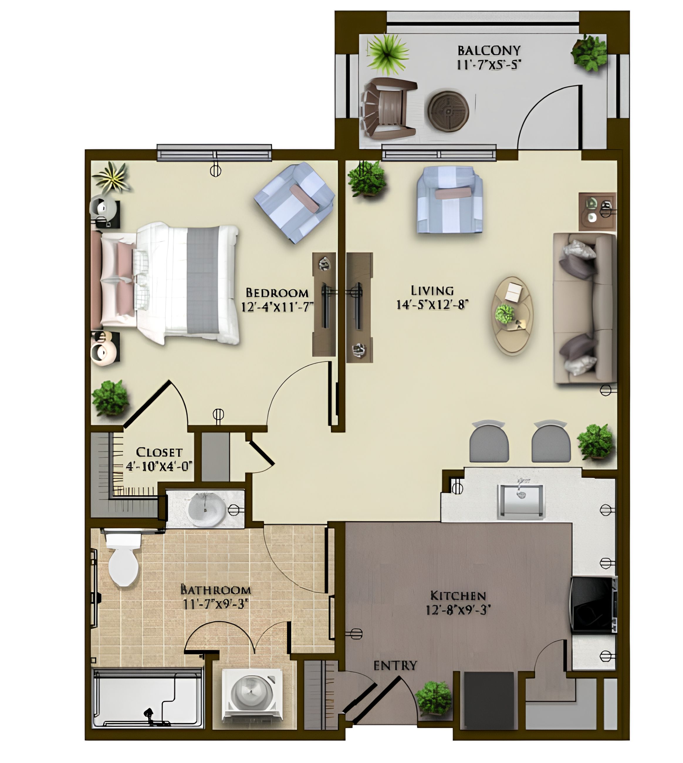 Dimensions are approximate. Floor plans may vary.