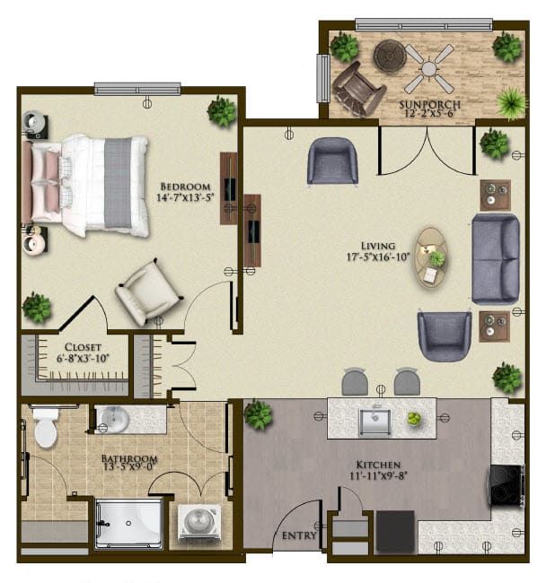 Dimensions are approximate. Floor plans may vary.