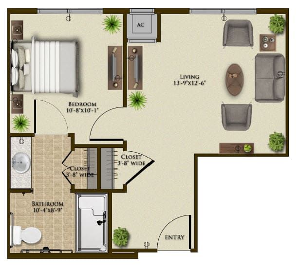 Dimensions are approximate. Floor plans may vary.