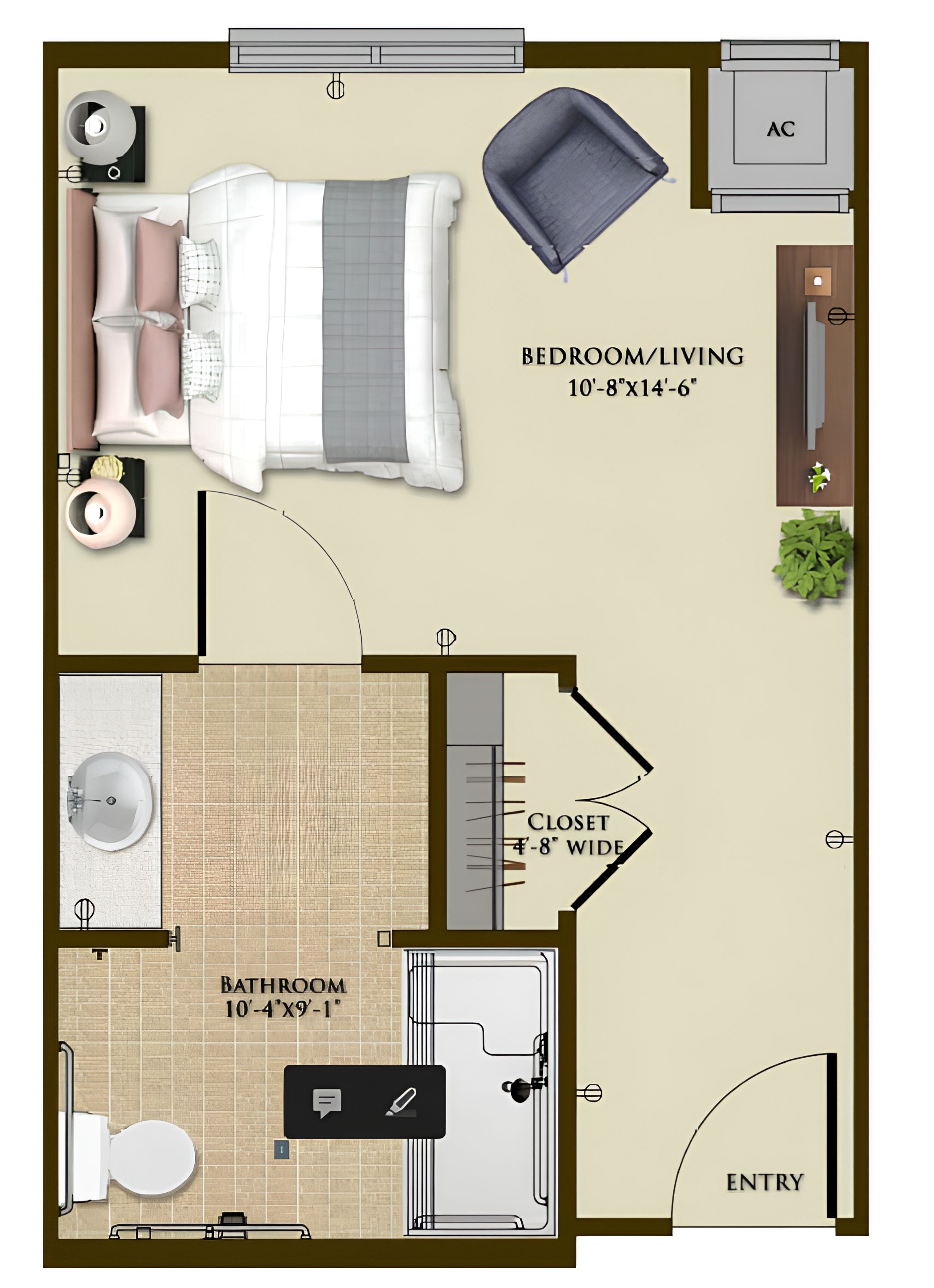 Dimensions are approximate. Floor plans may vary.