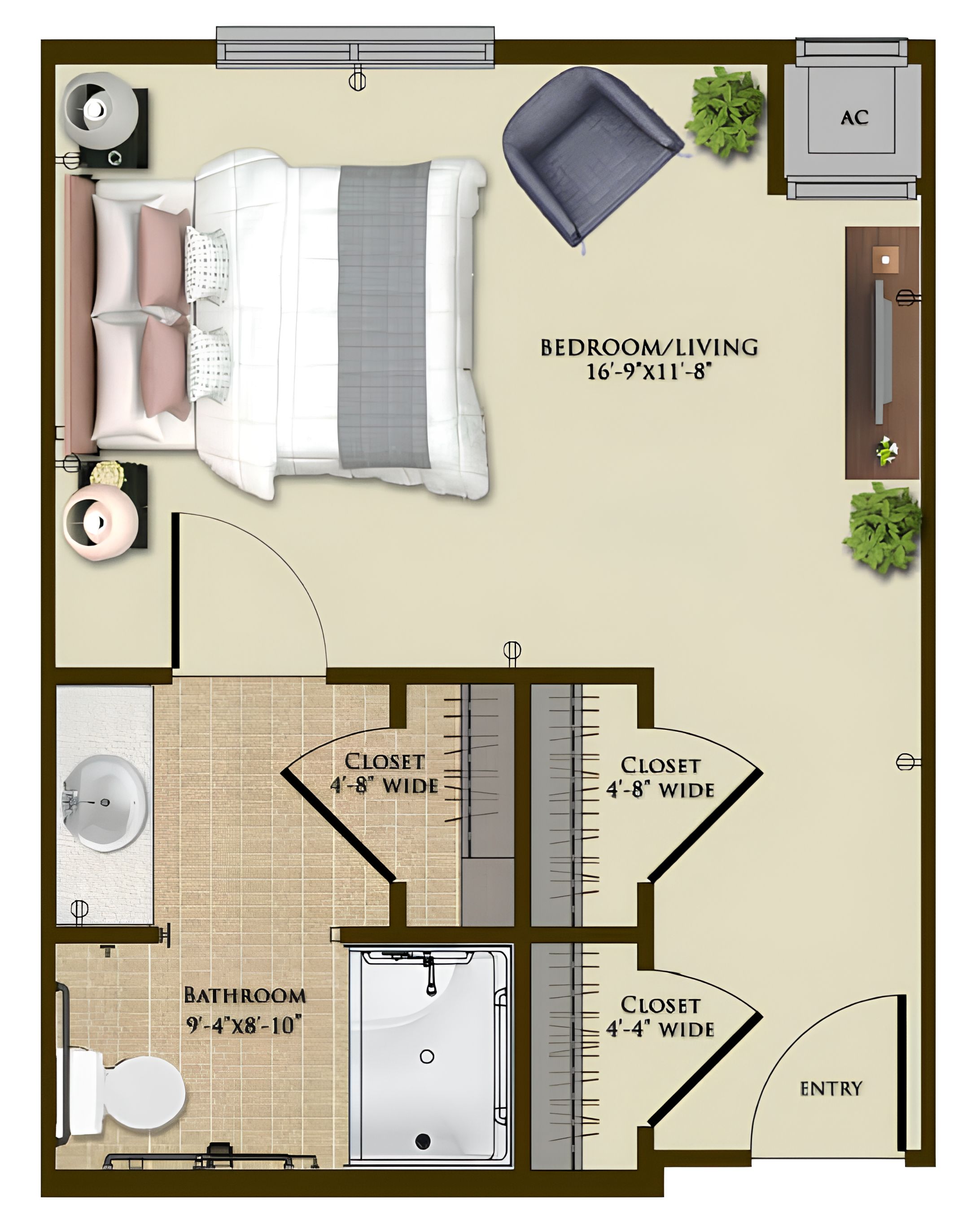 Dimensions are approximate. Floor plans may vary.