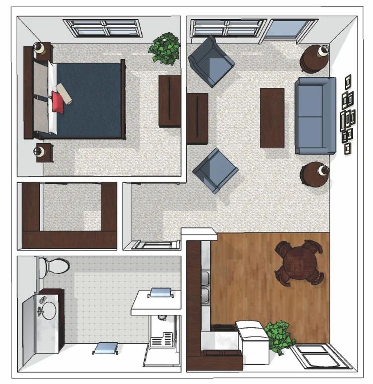 Dimensions are approximate. Floor plans may vary.