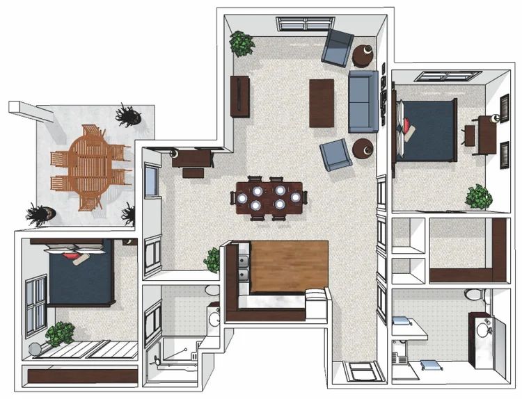 Dimensions are approximate. Floor plans may vary.