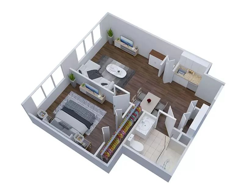 Dimensions are approximate. Floor plans may vary.