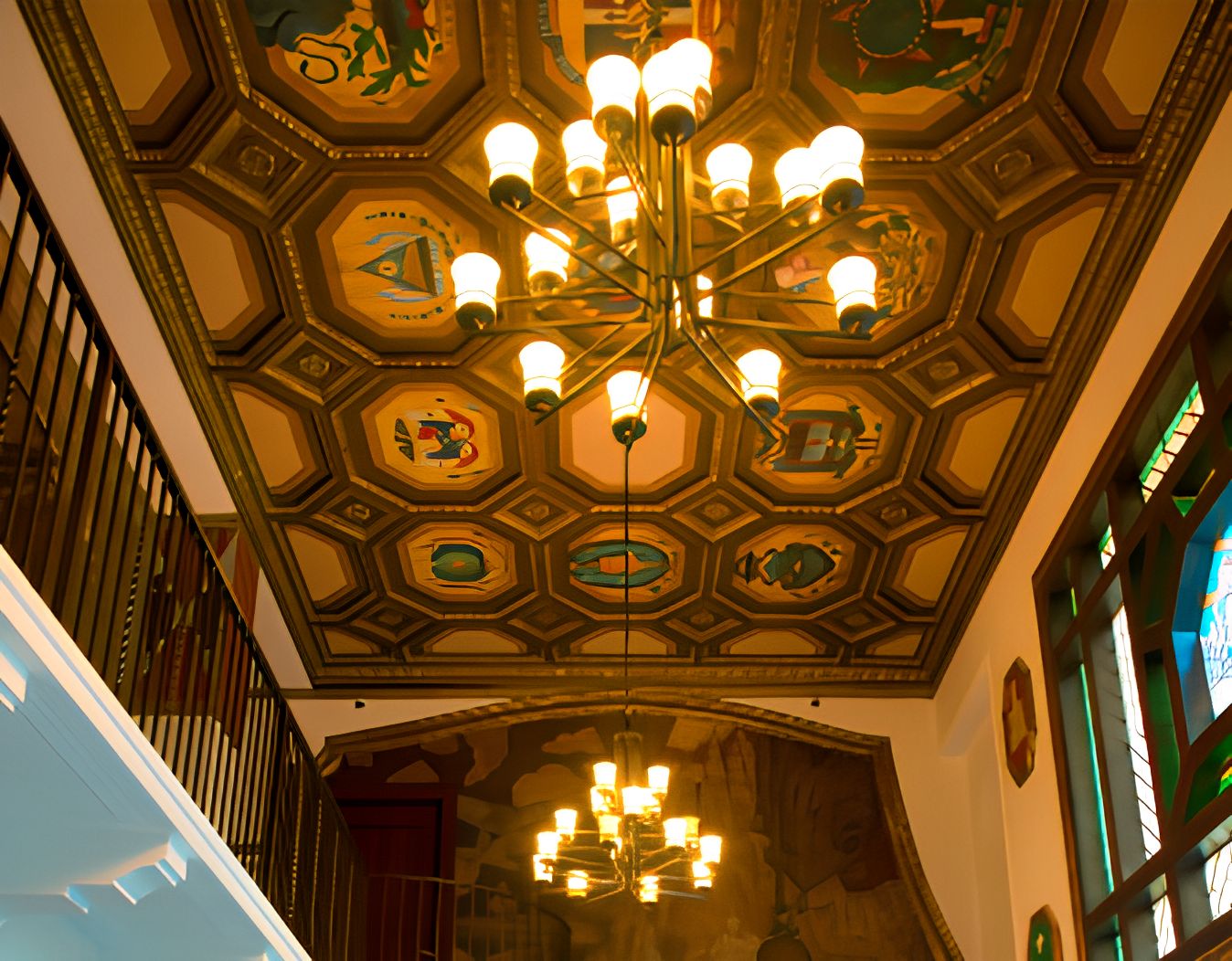A beautiful historic building full of modern amenities. 