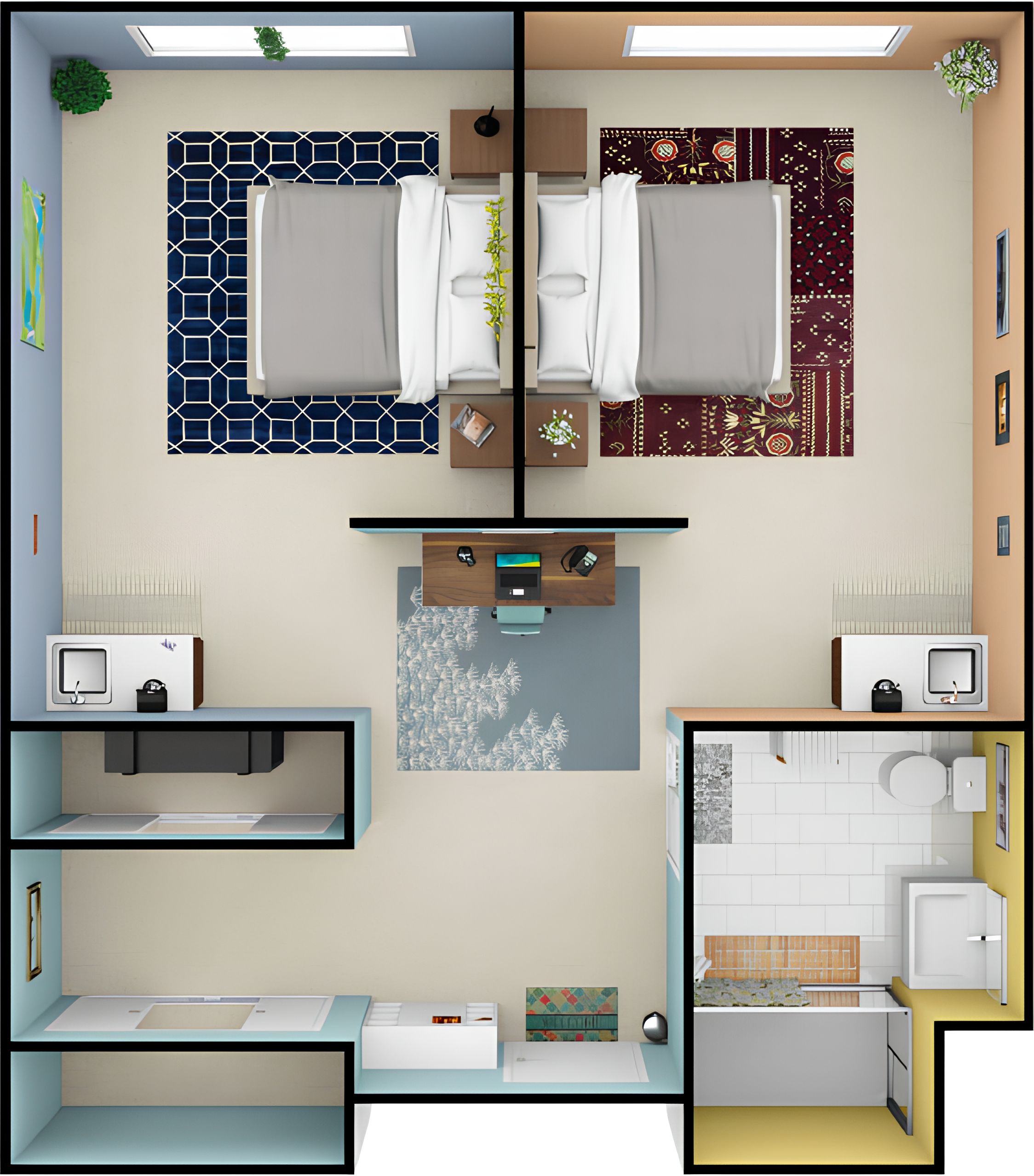 Dimensions are approximate. Floor plans may vary.