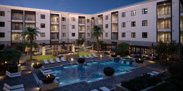 Largest luxury courtyard for lounging and outdoor relaxation