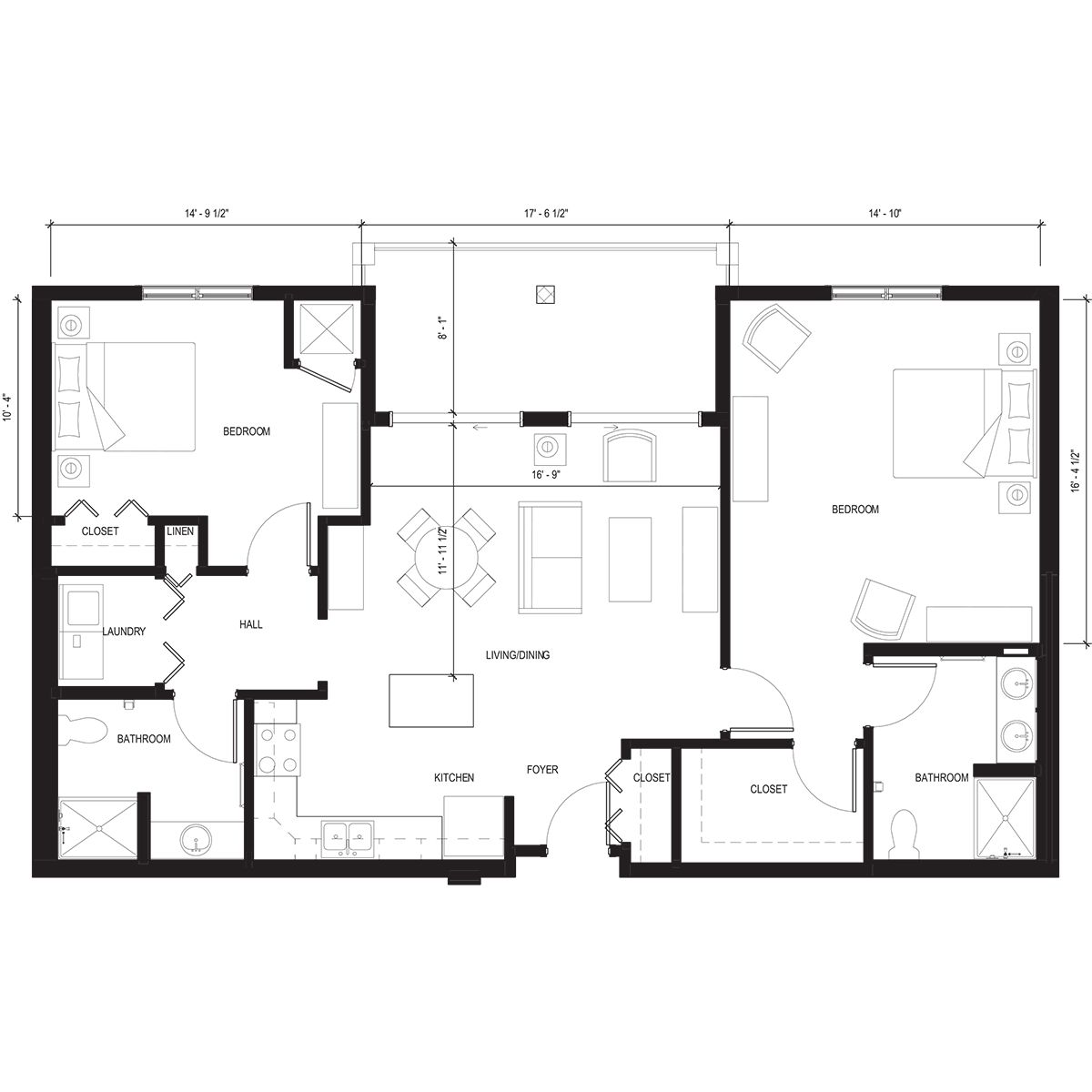 Dimensions are approximate. Floor plans may vary.