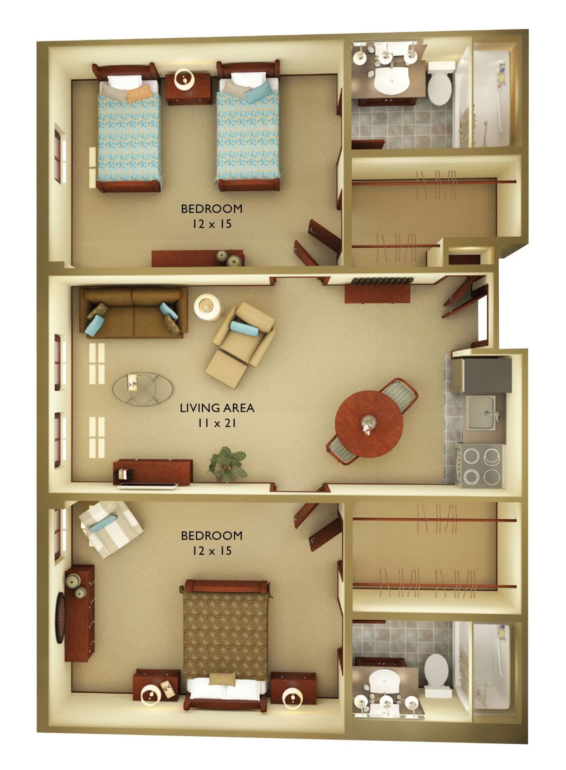 Dimensions are approximate. Floor plans may vary.