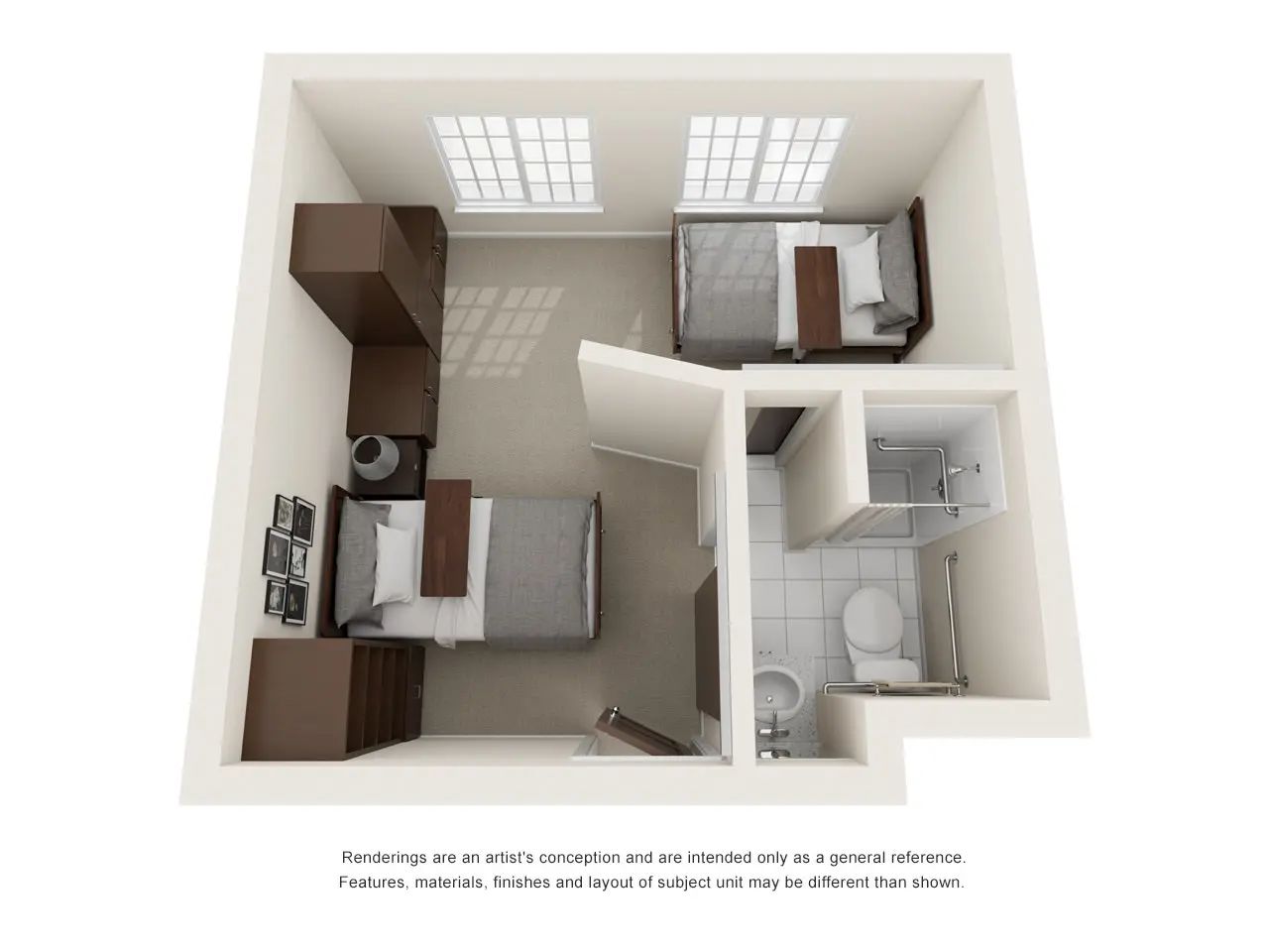 Dimensions are approximate. Floor plans may vary.
