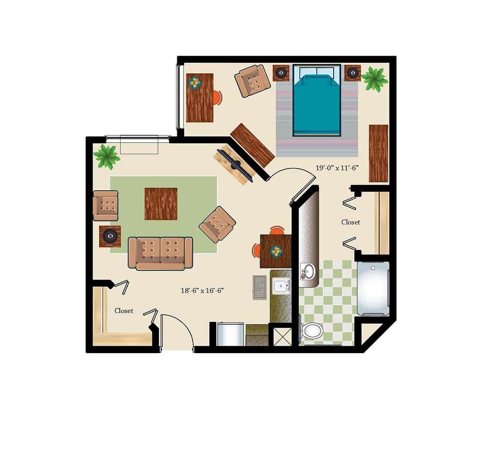 Dimensions are approximate. Floor plans may vary.
