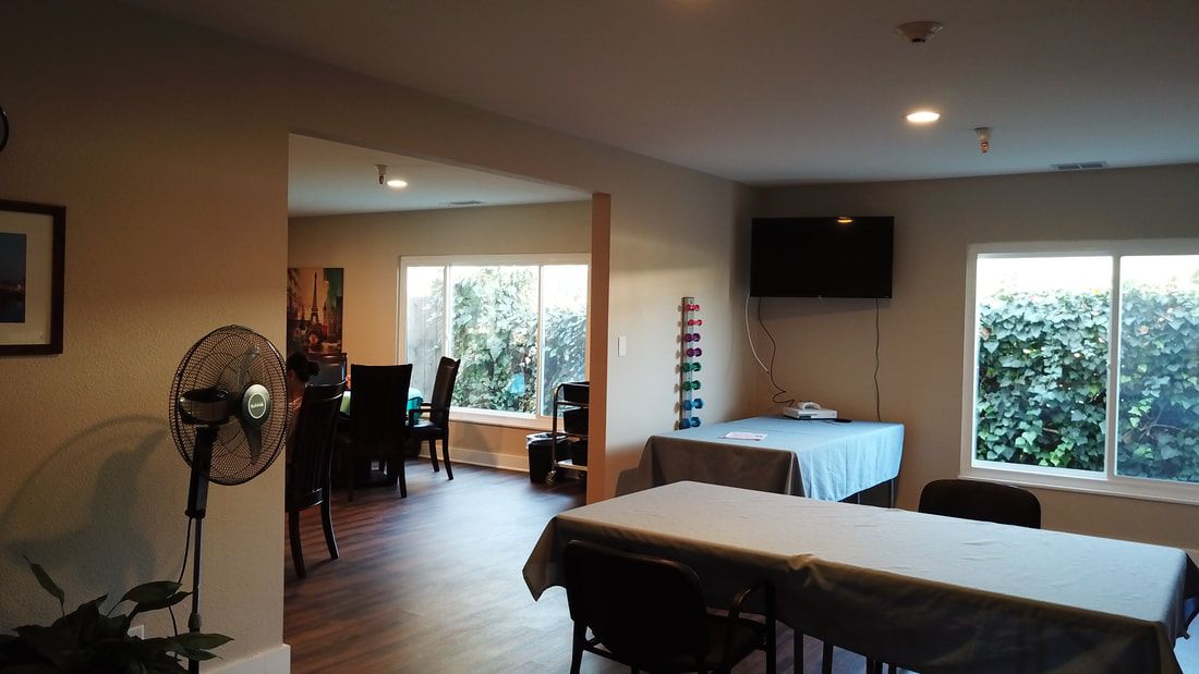 Our fitness room provides on-site physical therapy and other guided workout opportunity for residents. 