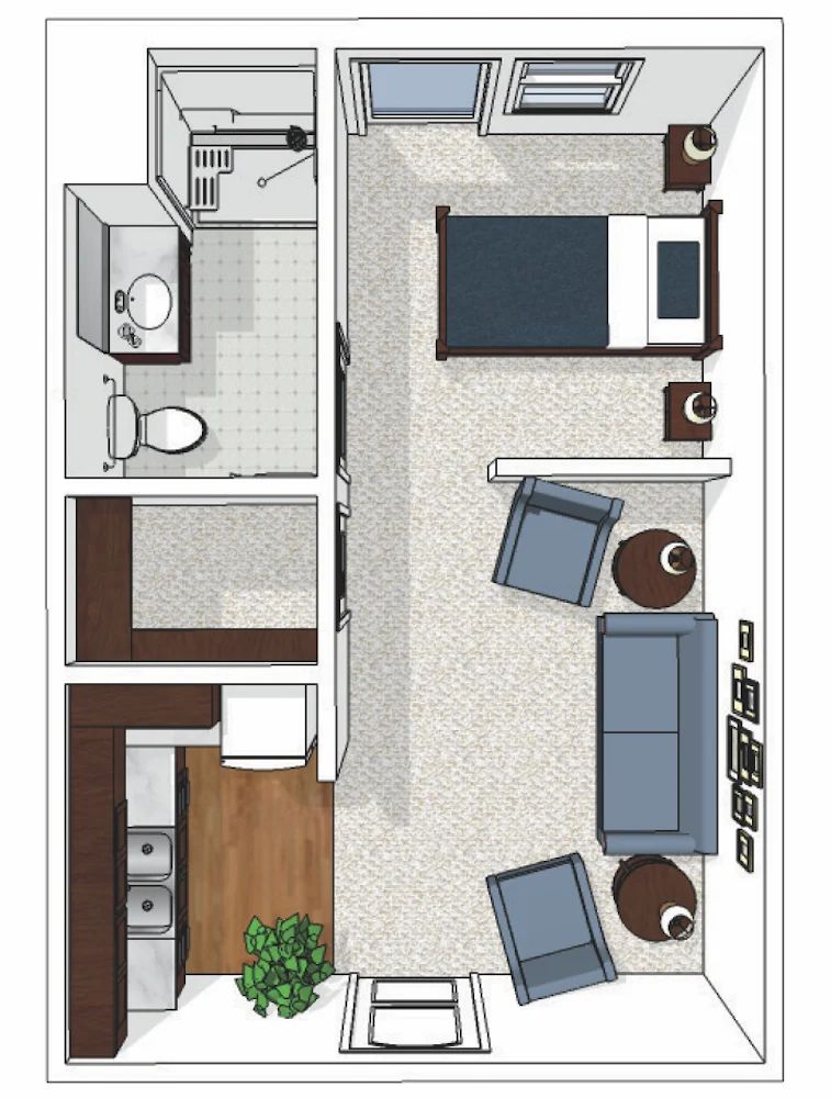 Dimensions are approximate. Floor plans may vary.