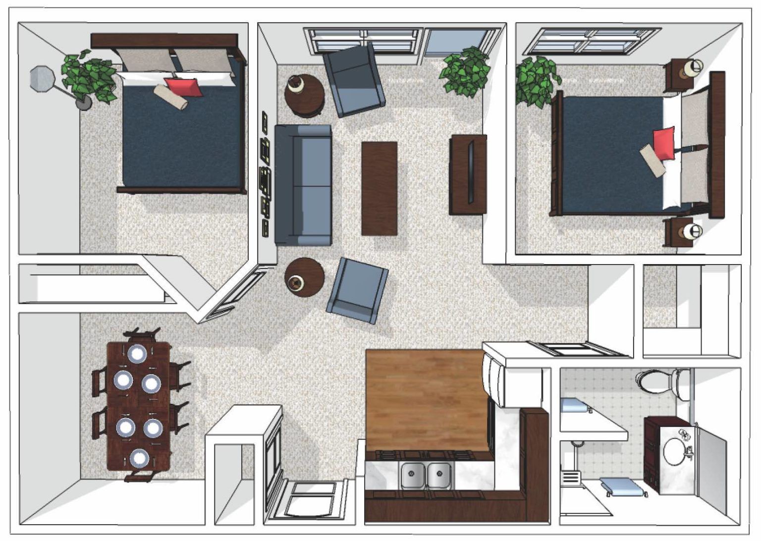 Dimensions are approximate. Floor plans may vary.