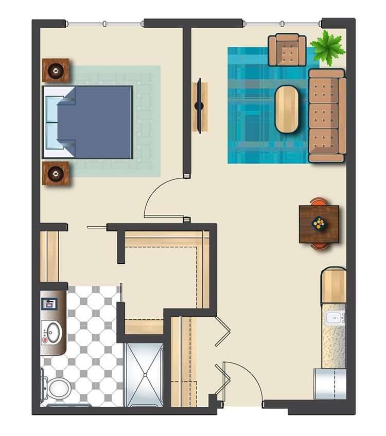 Dimensions are approximate. Floor plans may vary.