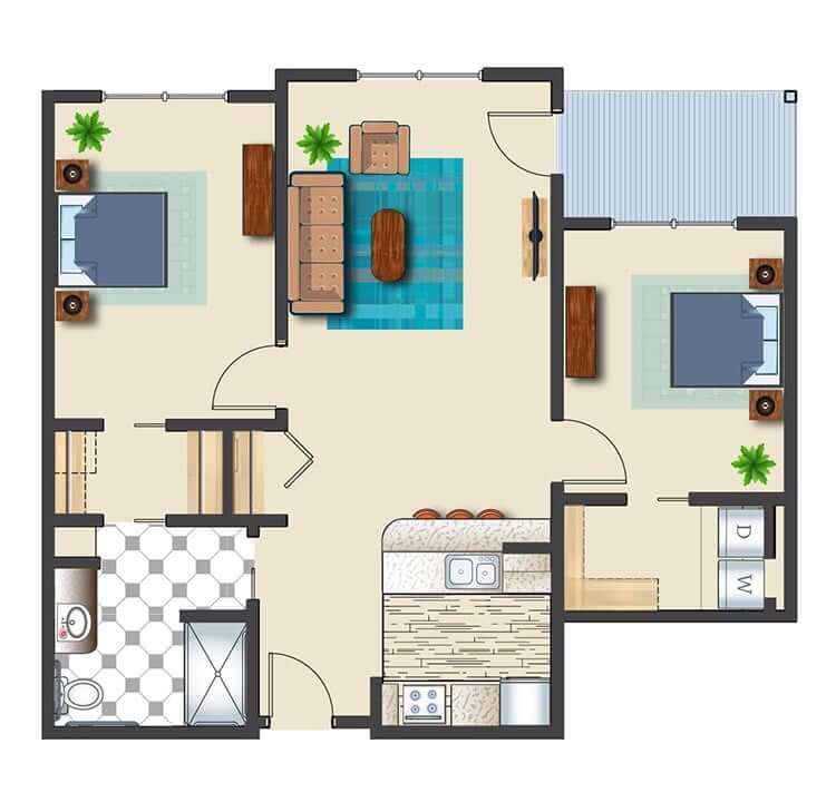 Dimensions are approximate. Floor plans may vary.