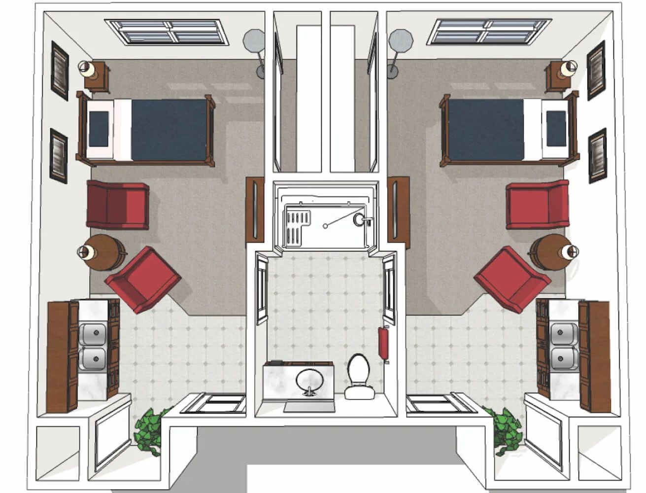 Dimensions are approximate. Floor plans may vary.