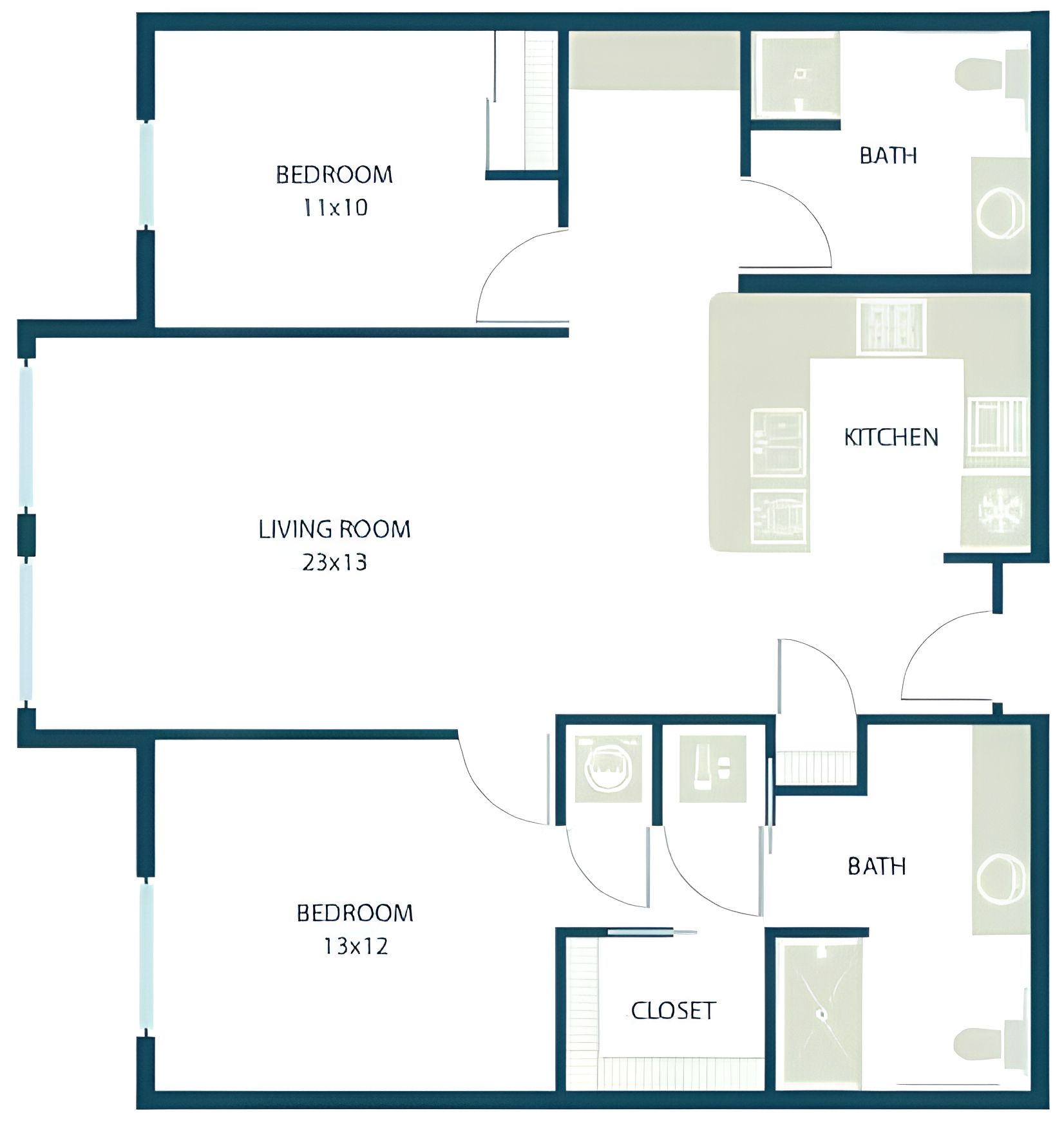 Dimensions are approximate. Floor plans may vary.