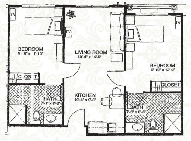 Dimensions are approximate. Floor plans may vary.