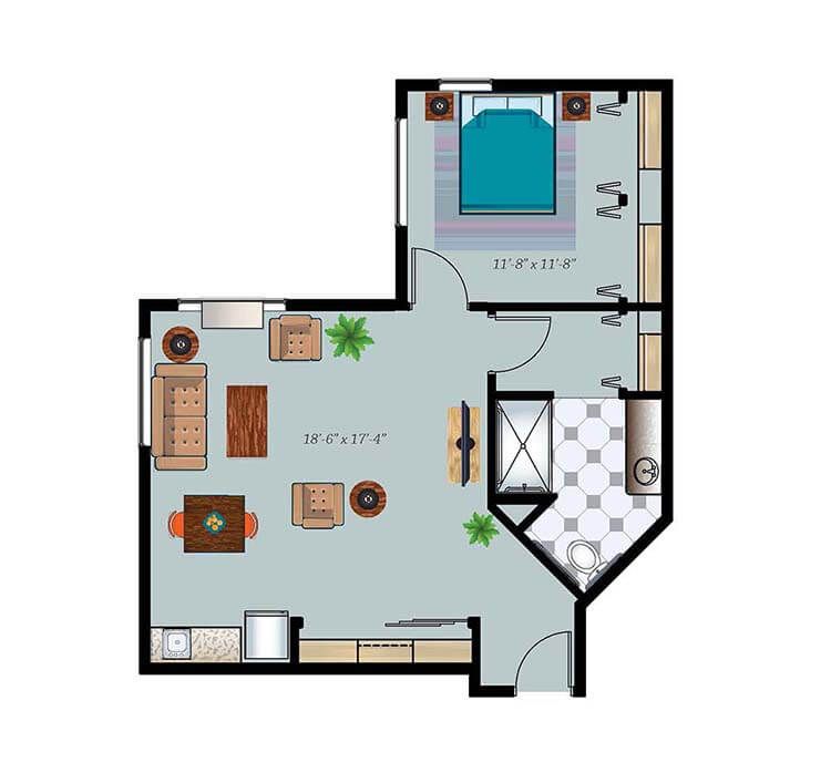 Dimensions are approximate. Floor plans may vary.
