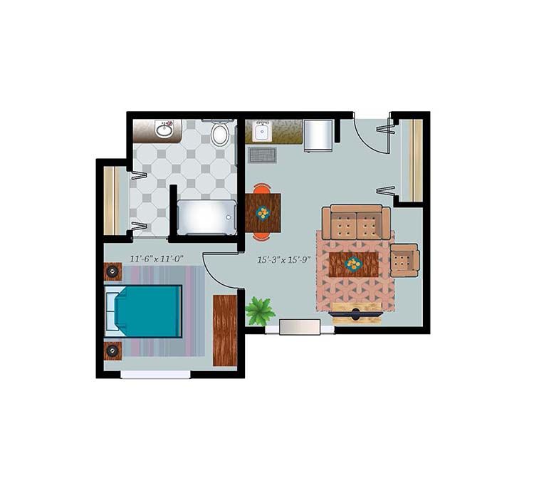 Dimensions are approximate. Floor plans may vary.