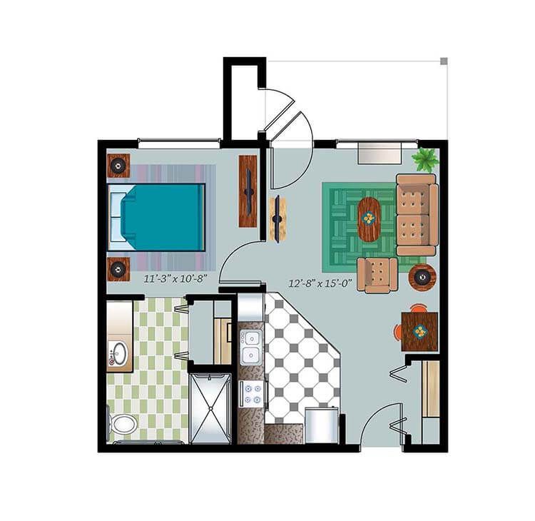 Dimensions are approximate. Floor plans may vary.