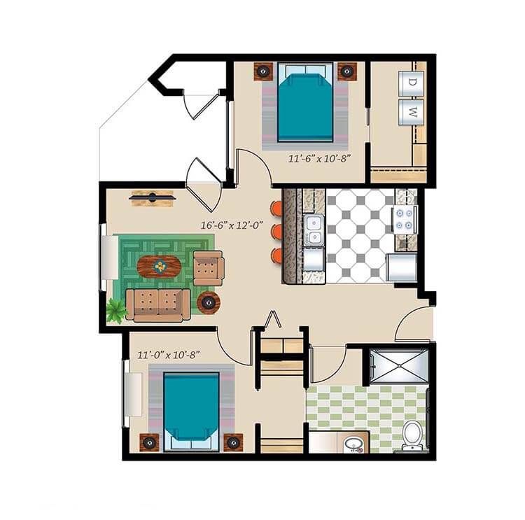 Dimensions are approximate. Floor plans may vary.