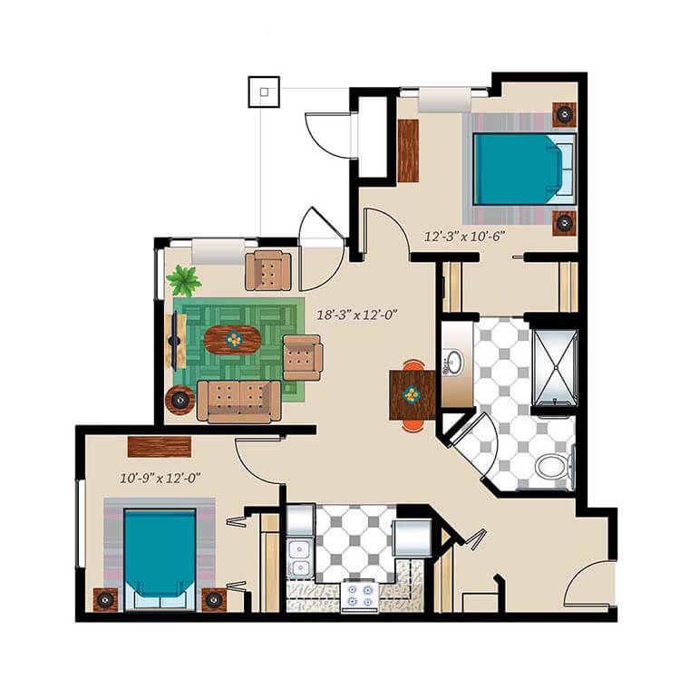 Dimensions are approximate. Floor plans may vary.