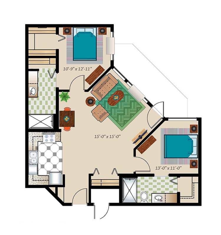 Dimensions are approximate. Floor plans may vary.