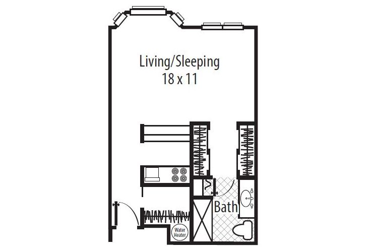 Dimensions are approximate. Floor plans may vary.
