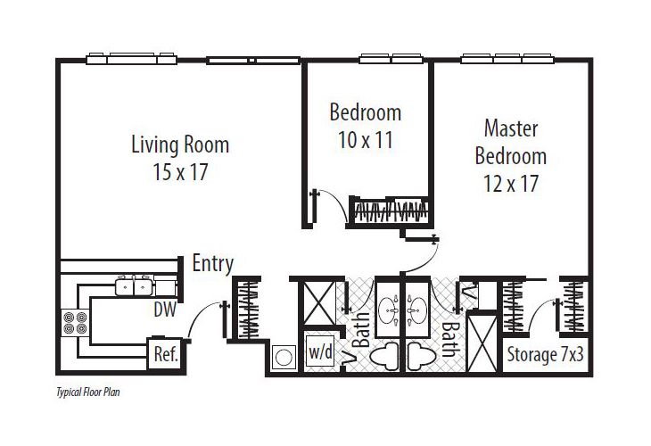 Dimensions are approximate. Floor plans may vary.