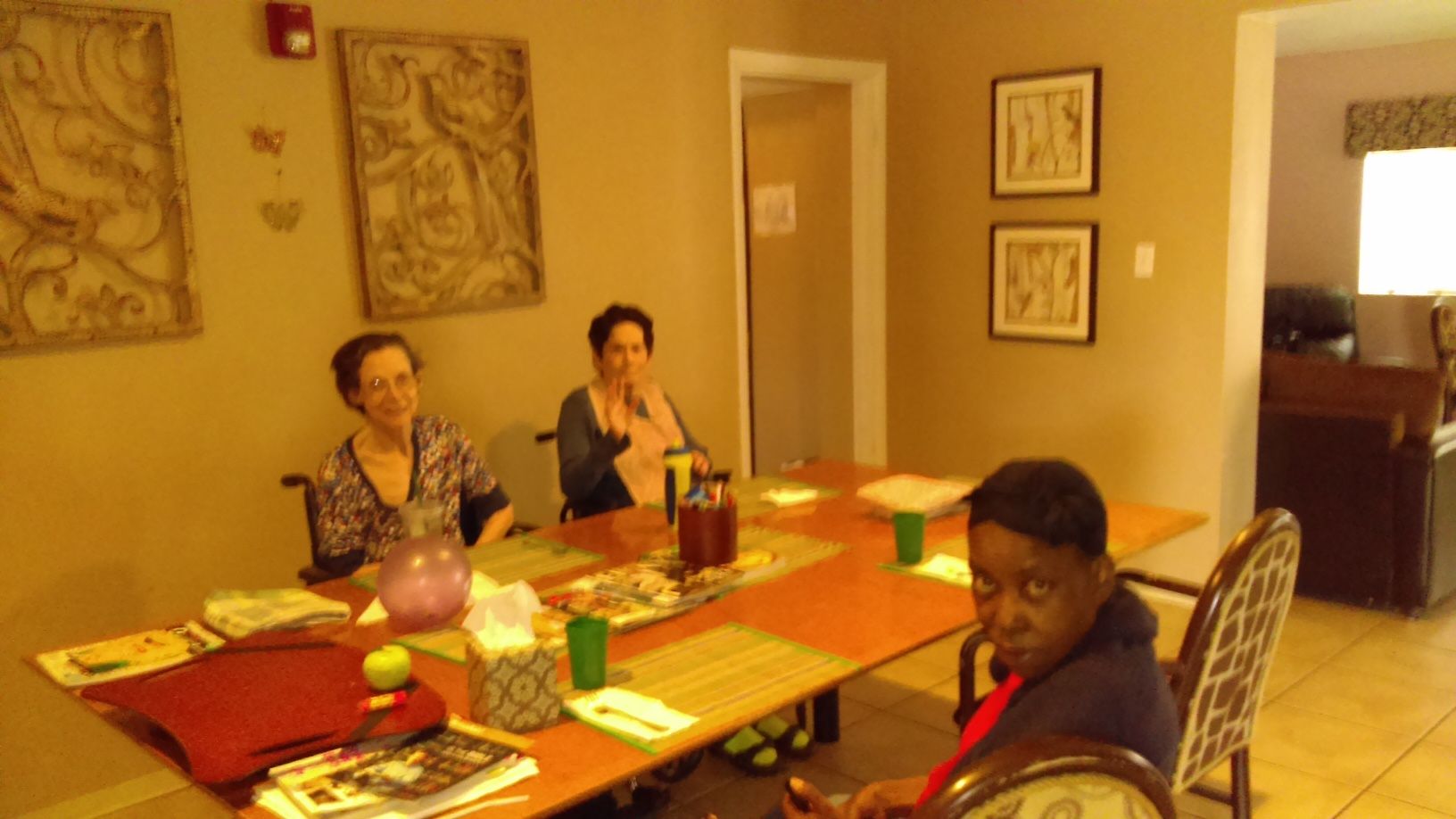 Dining together is always a fun time