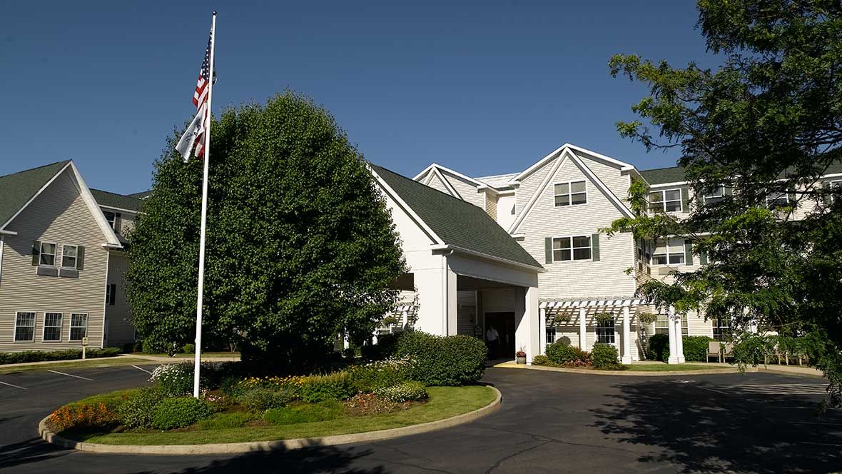 Front side of the house